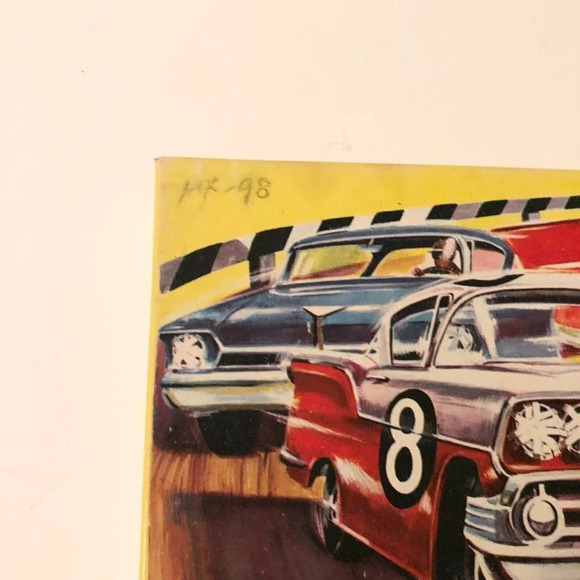 Vintage 1959 Special Detective Speedway Car Racing Board Game Saalfield Pub Co - Picture 14 of 16